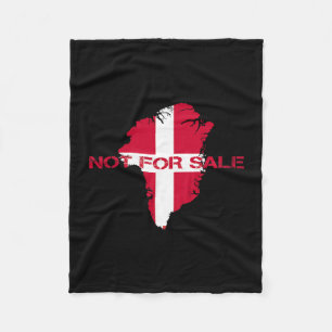 Danmark Flag Grönland är inte till salu Bilaga Grö Fleecefilt