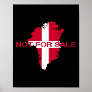 Danmark Flag Grönland är inte till salu Bilaga Grö Poster