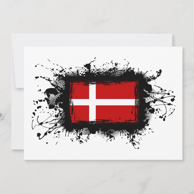 Danmark Flagga (Framsida)