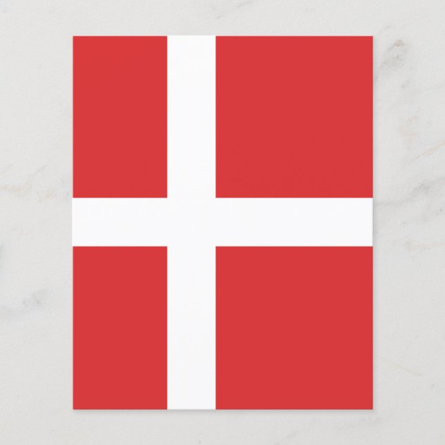 Danmark flagga (Framsida)