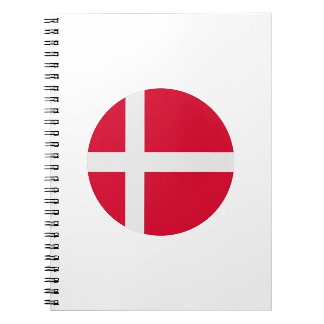 Danmark Flagga Anteckningsbok (Framsidan)