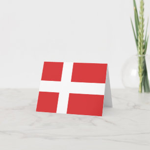 Danmark flagga anteckningskort