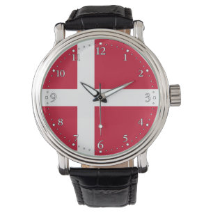 Danmark Flagga Armbandsur