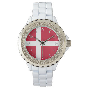 Danmark Flagga Armbandsur