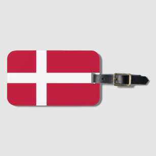 Danmark Flagga Bagagebricka