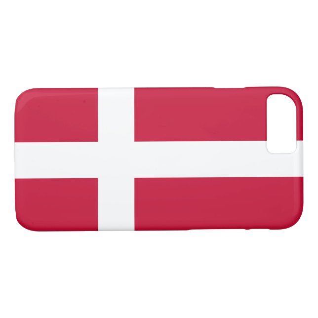 Danmark Flagga Case-Mate iPhone Skal (Baksida (horisontal))