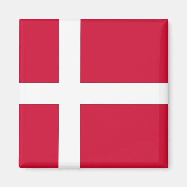 Danmark Flagga DK Magnet (Framsidan)
