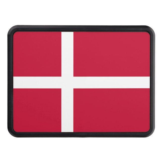 Danmark flagga dragkroksskydd (Framsidan)