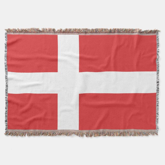 Danmark flagga filt (Framsidan)