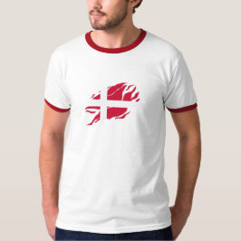 Danmark Flagga Inside Me, skandinavien Klo Mark T Shirt