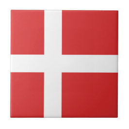 Danmark flagga kakelplatta