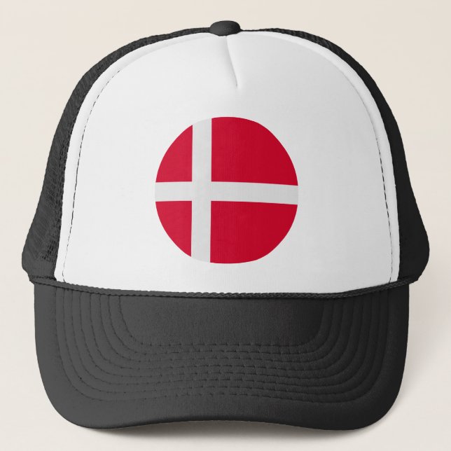 Danmark Flagga Keps (Framsida)