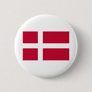 Danmark Flagga Knapp