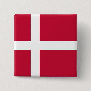 Danmark Flagga Knapp