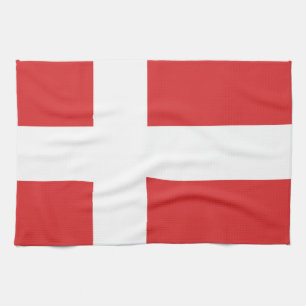 Danmark flagga kökshandduk