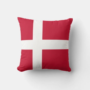 Danmark Flagga Kudde