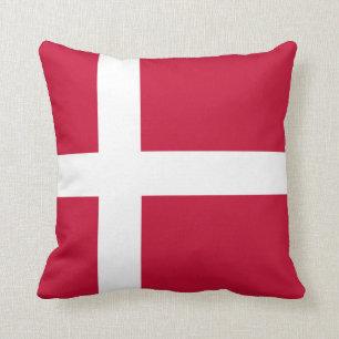 Danmark Flagga Kudde