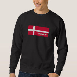 Danmark Flagga Lång Ärmad Tröja