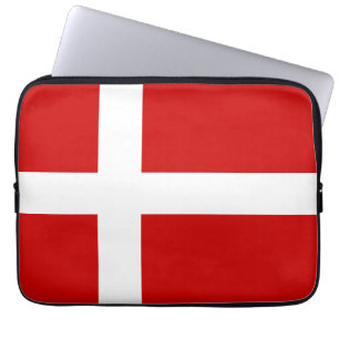 Danmark flagga laptop sleeve