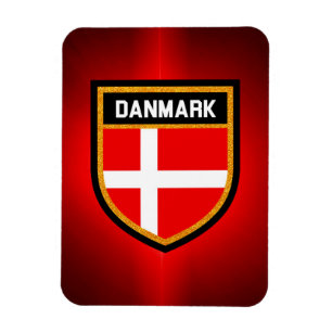 Danmark Flagga Magnet
