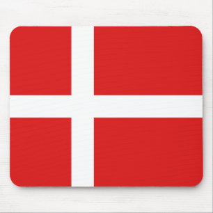Danmark Flagga Mousepad Musmatta