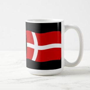 Danmark Flagga Mugg