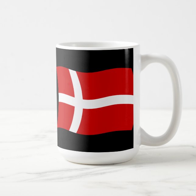 Danmark Flagga Mugg (Höger)