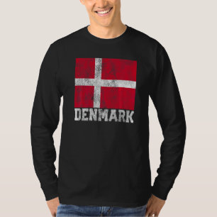Danmark Flagga National Pride Roots Land Family N T Shirt