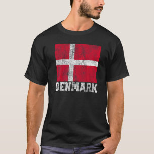 Danmark Flagga National Pride Roots Land Family N T Shirt