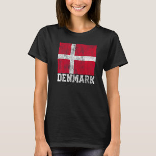Danmark Flagga National Pride Roots Land Family N T Shirt