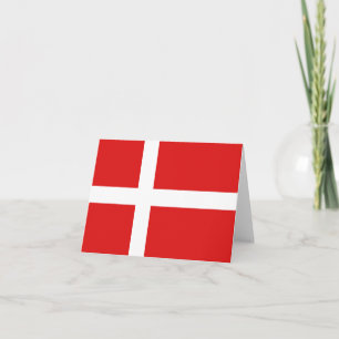 Danmark Flagga Notecard Kort
