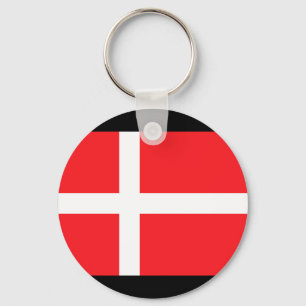 Danmark flagga nyckelring