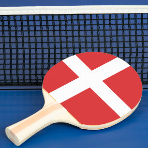 Danmark flagga pingisracket