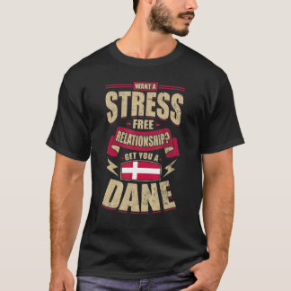 Danmark Flagga Proud Danes Manar & Women T Shirt