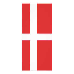 Danmark flagga reklamkort