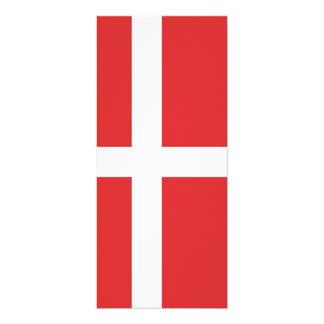 Danmark flagga reklamkort (Framsidan)