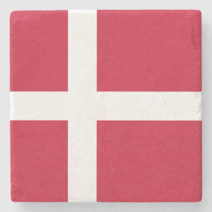 Danmark Flagga Stenunderlägg