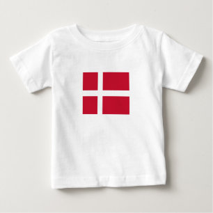 Danmark Flagga T Shirt