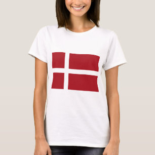 Danmark flagga t shirt