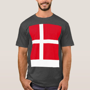 Danmark Flagga T Shirt