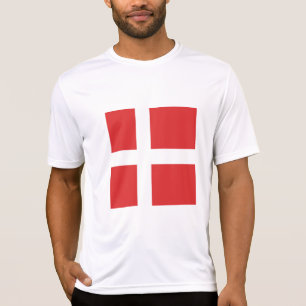 Danmark flagga t shirt