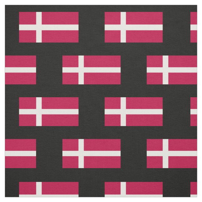 Danmark Flagga Tyg (Provkarta)