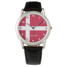 Danmark Flagga Watch