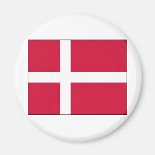 Danmark flaggadesign magnet