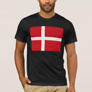 Danmark flaggaT-tröja Tee Shirt