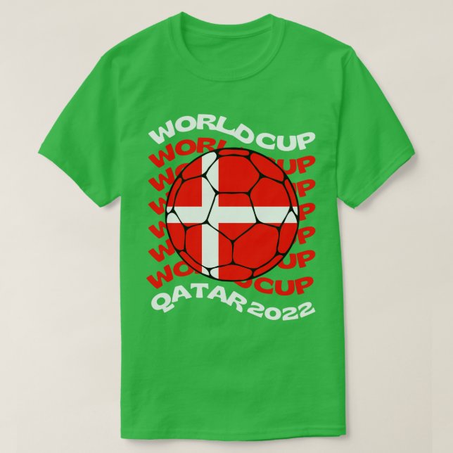 Danmark Football T Shirt (Design framsida)