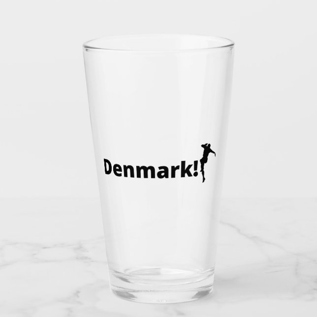 Danmark fotboll  glaskopp (Framsida)