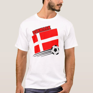 Danmark - fotbolllag tee