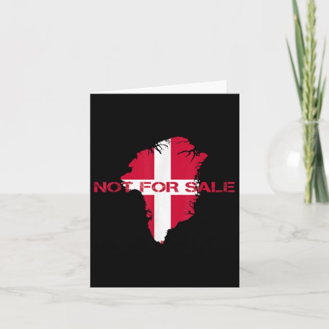 Danmark Grönland ej för försäljning Bilaga Grönlan Kort (Framsida)