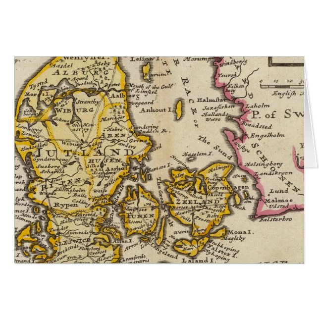 Danmark Hälsningskort (Framsidan Horizontal)